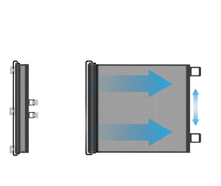 Puerta retráctil para mascotas, para perros de malla, recinto para gatos para puertas - Quierox - Tienda Online