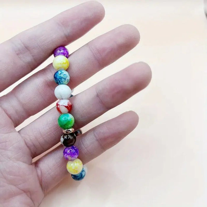 Pulsera Chic de Cuentas Coloridas - Artesanía de Vidrio - Quierox - Tienda Online