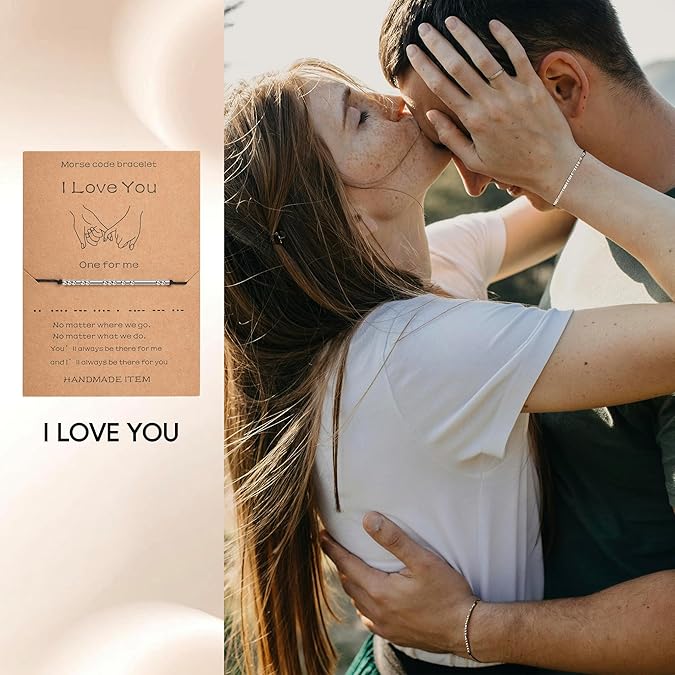 Pulsera con código Morse de SANNYRA, regalo para dos parejas - Quierox - Tienda Online