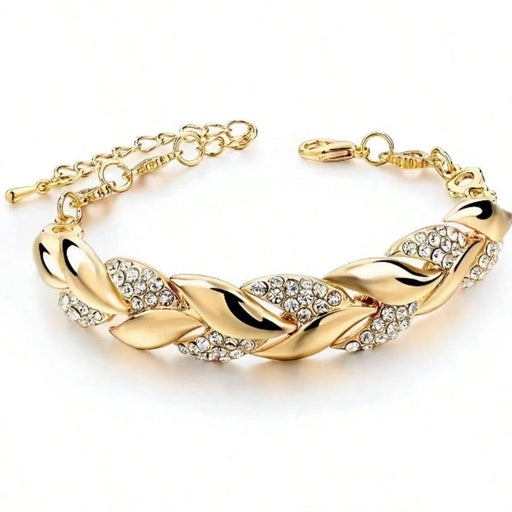 Pulsera con diamante de imitación incrustado para mujer - Quierox - Tienda Online