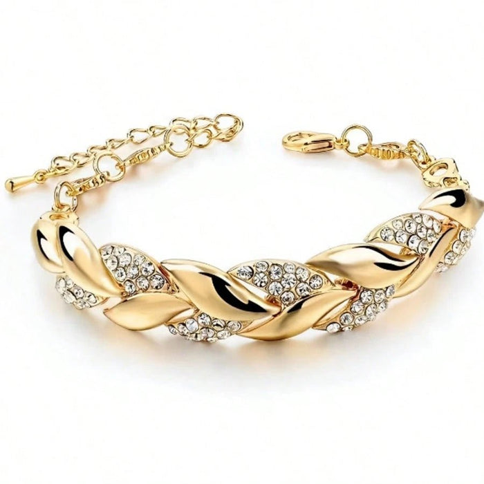Pulsera con diamante de imitación incrustado para mujer - Quierox - Tienda Online