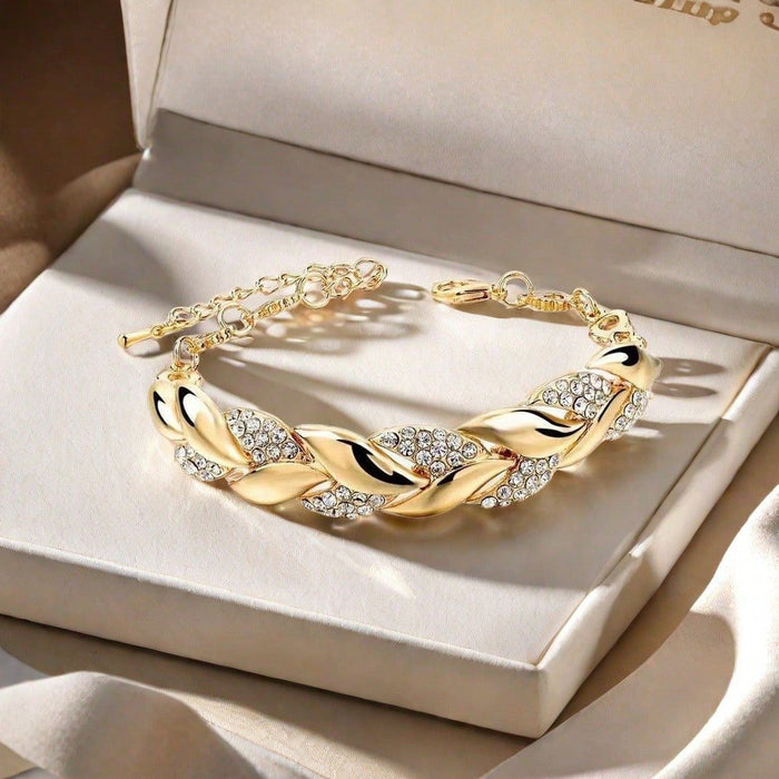 Pulsera con diamante de imitación incrustado para mujer - Quierox - Tienda Online