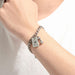 Pulsera con dije Cuadrado con signo del sodiaco Con Mancuernas De Personalidad Masculina - Quierox - Tienda Online