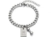 Pulsera con dije Cuadrado con signo del sodiaco Con Mancuernas De Personalidad Masculina - Quierox - Tienda Online