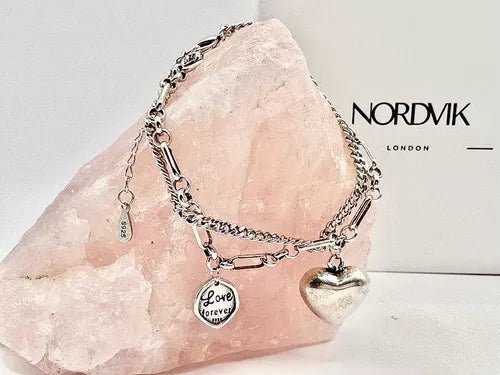 Pulsera con diseño de corazón de amor - Quierox - Tienda Online