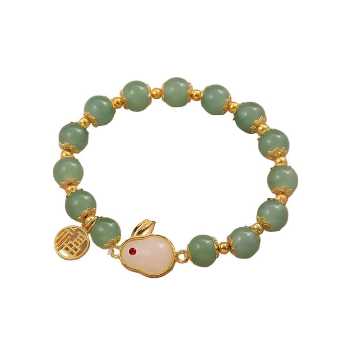 Pulsera Conejito de la Suerte Verde - Quierox - Tienda Online