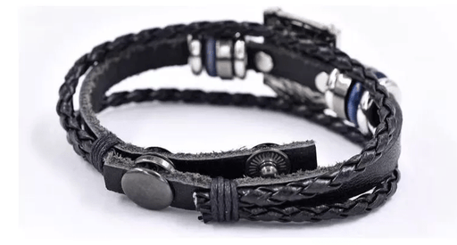 Pulsera Cuadrática De Aleación De Zinc Trenzada A Mano - Quierox - Tienda Online