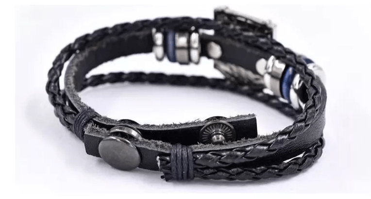 Pulsera Cuadrática De Aleación De Zinc Trenzada A Mano - Quierox - Tienda Online