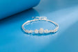 Pulsera Cuentas Redondas De Plata S925 Para Mujer - Quierox - Tienda Online