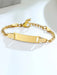 Pulsera de acero inoxidable con curvas, para mujer. - Quierox - Tienda Online