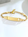 Pulsera de acero inoxidable con curvas, para mujer. - Quierox - Tienda Online