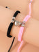Pulsera de aleación para hombre, 2pcs, con dije magnético de corazón, moderna y popular - Quierox - Tienda Online