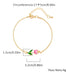 Pulsera de Color dorado con flor de tulipán rosa para mujer - Quierox - Tienda Online