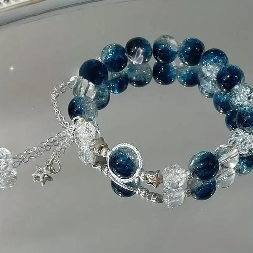 Pulsera de cuentas con patron de estrella para mujer - Quierox - Tienda Online