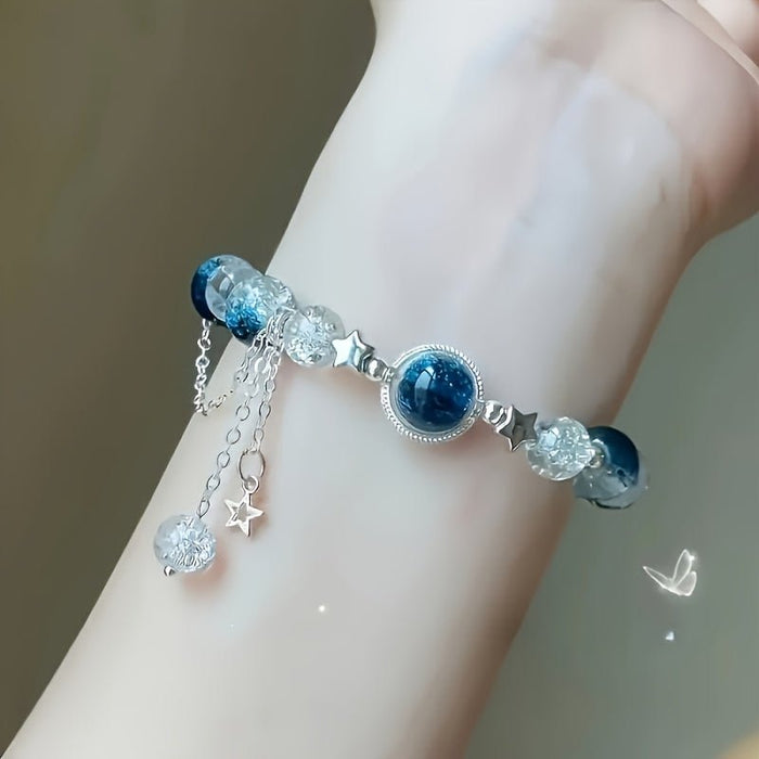 Pulsera de cuentas con patron de estrella para mujer - Quierox - Tienda Online