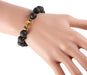 Pulsera de cuentas de chakras para la ansiedad de roca volcánica - Quierox - Tienda Online