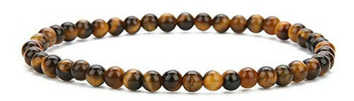 Pulsera de cuentas redondas lisas de piedra lunar pequeña, tamaño 0.157 in - Quierox - Tienda Online