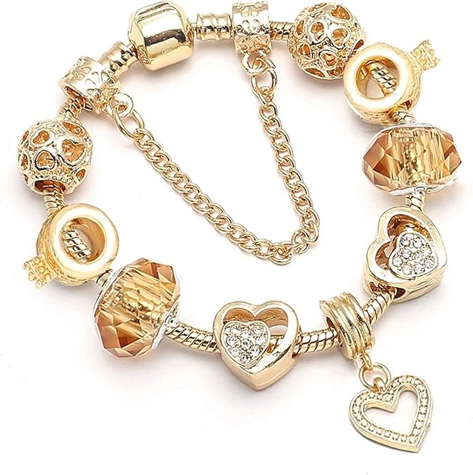 Pulsera de joyería para mujer con corazón de amor, pulsera fina - Quierox - Tienda Online
