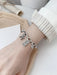 Pulsera de plata tailandesa con diseño de caballo, cabeza de pez y etiqueta de dólar, para mujer - Quierox - Tienda Online