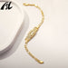Pulsera dorada con imagen de la Virgen de Guadalupe, Cadena Figaro - Quierox - Tienda Online