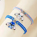 Pulsera Dúo Stitch Mejores Amigas Rosa - celeste - Quierox - Tienda Online