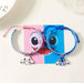 Pulsera Dúo Stitch Mejores Amigas Rosa - celeste - Quierox - Tienda Online