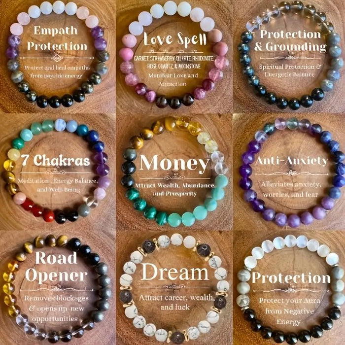 Pulsera Elegante con Ojo de Tigre y Citrino Amarillo para Mujeres, al azar - Quierox - Tienda Online