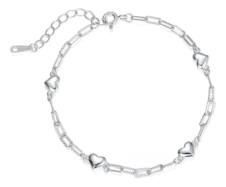 Pulsera En Forma De Corazón For Mujer, Estilo Coreano - Quierox - Tienda Online