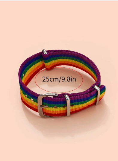 Pulsera LGBT de rayas - Quierox - Tienda Online