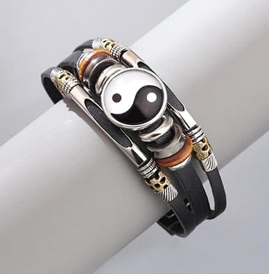 Pulsera trenzada para hombre de moda dineso Yin Yang - Quierox - Tienda Online
