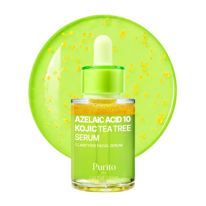 PURITO Ácido Azelaico 10% + Ácido Kójico + Suero Facial de Árbol de Té - Quierox - Tienda Online
