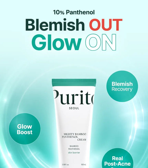 Purito SEOUL - Crema de pantenol Mighty Bamboo - Quierox - Tienda Online