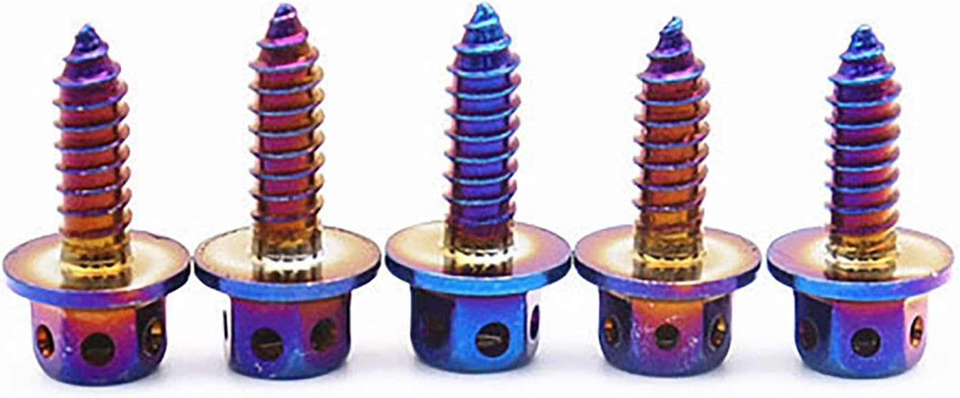 Qiyifang 6 Tornillos autorroscantes metálicos - Tornillos autorroscantes para Metal - Quierox - Tienda Online