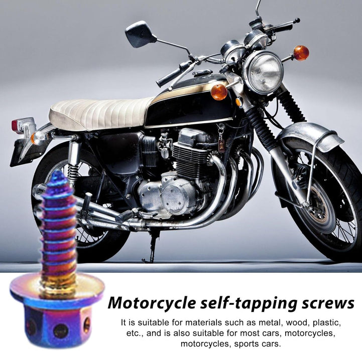 Qiyifang 6 Tornillos autorroscantes metálicos - Tornillos autorroscantes para Metal - Quierox - Tienda Online