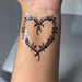 QualityLife Karol - Tatuajes temporales, 18 temas de corazón - Quierox - Tienda Online