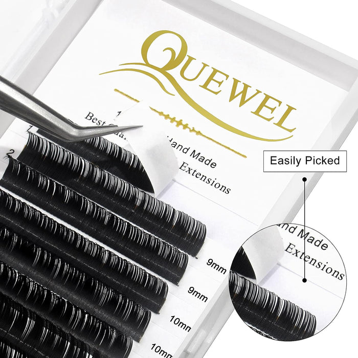 QUEWEL Suministros de extensión de pestañas 0.03 C Curl Mix-8-15 mm - Quierox - Tienda Online