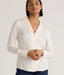 Quince Blusa lavable de seda elástica con cuello de solapa - Quierox - Tienda Online