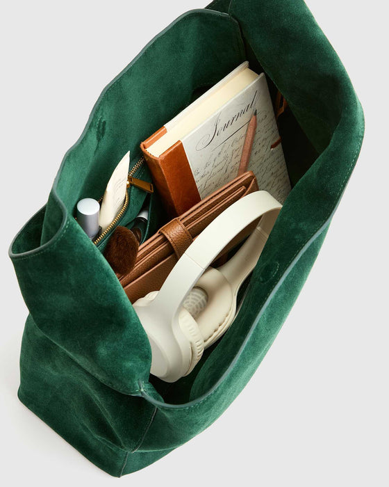 Quince Bolso de hombro holgado de ante italiano - Quierox - Tienda Online
