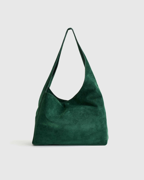 Quince Bolso de hombro holgado de ante italiano - Quierox - Tienda Online