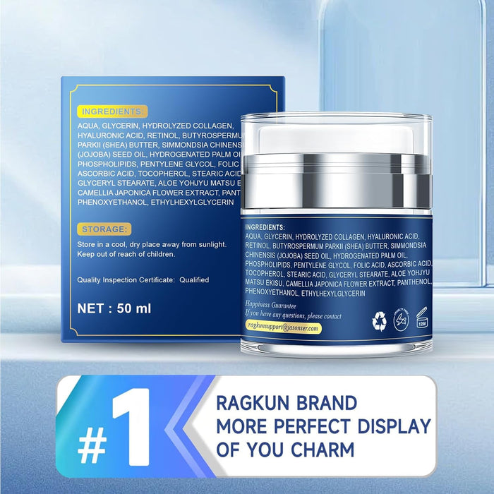 Ragkun Crema de retinol para la cara, colágeno para el cuello para tensar y reafirmar - Quierox - Tienda Online