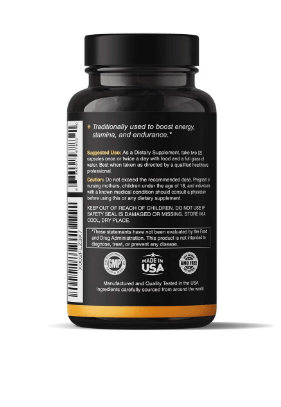 Raíz de maca negra, roja y amarilla de 1500 mg de máxima potencia (120 cápsulas) - Quierox - Tienda Online