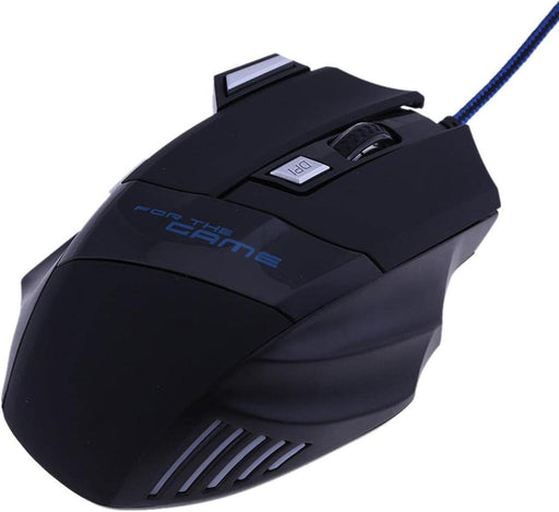 Ratón óptico USB con cable 5500 DPI 7 botones y 7 colores - Quierox - Tienda Online