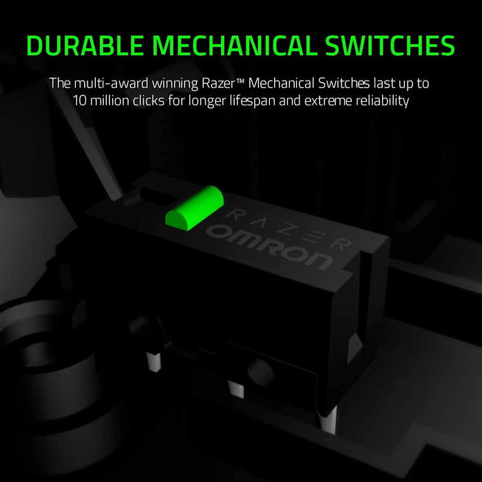 Ratón para juegos Razer DeathAdder Essential: sensor óptico de 6400 DPI - Quierox - Tienda Online