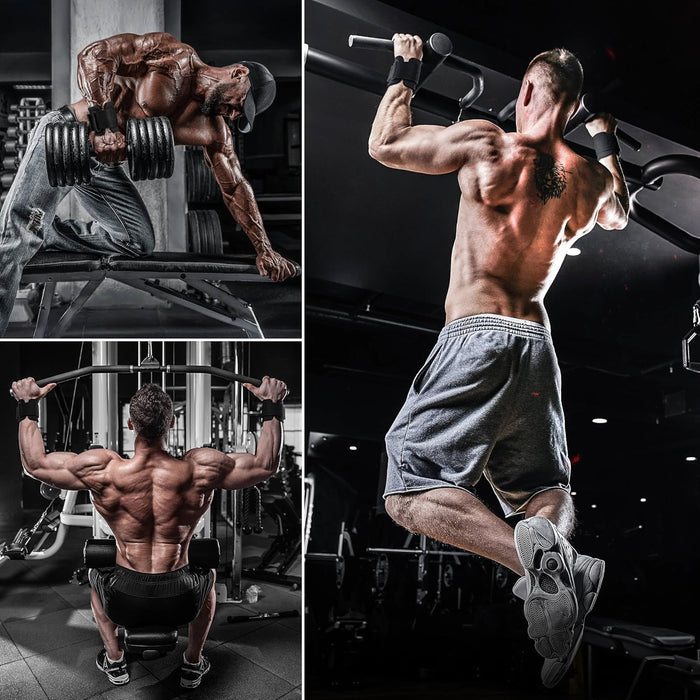 RDX Levantamiento Peso Gancho Correas de Agarre, Antideslizante Recubiertos de Goma - Quierox - Tienda Online