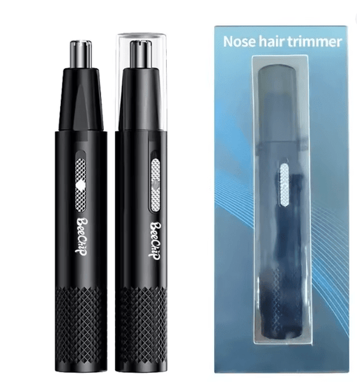 Recortador de vello nasal negro, afeitadora de metal, afeitadora eléctrica - Quierox - Tienda Online