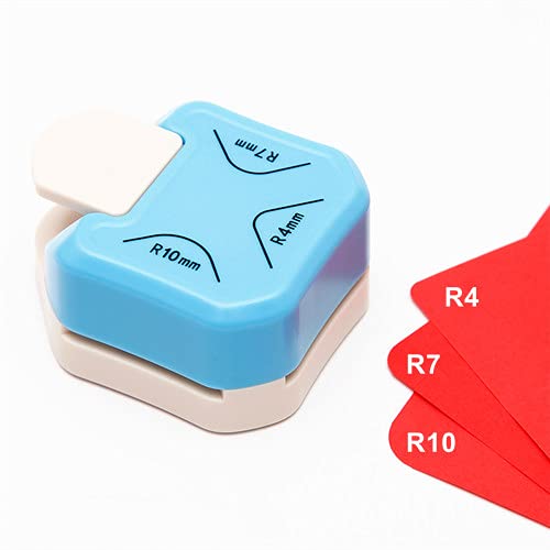Redondeador de esquinas de papel 3 en 1 (R4 mm + R7 mm + R10 mm), Perforadora - Quierox - Tienda Online