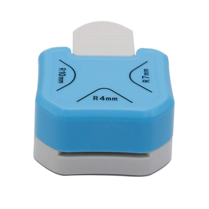 Redondeador de esquinas de papel 3 en 1 (R4 mm + R7 mm + R10 mm), Perforadora - Quierox - Tienda Online