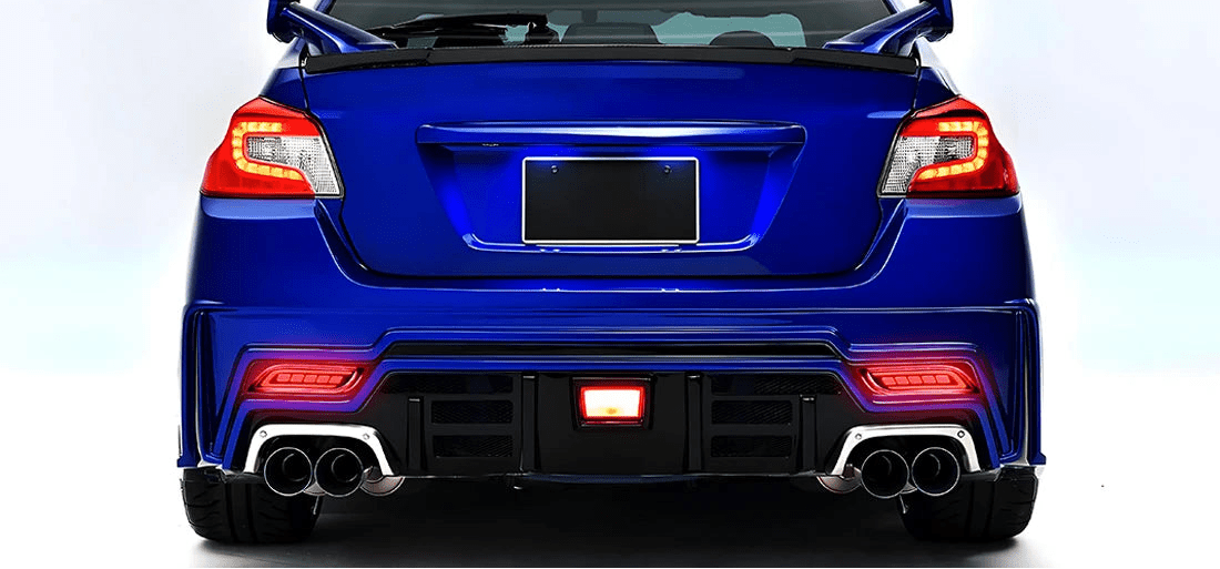 Reflector LED para parachoques trasero de Subaru Impreza WRX STi XV Crosstrek, luces de advertencia de freno - Quierox - Tienda Online
