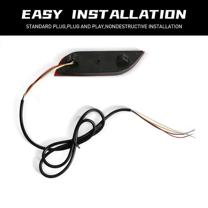 Reflector LED para parachoques trasero de Subaru Impreza WRX STi XV Crosstrek, luces de advertencia de freno - Quierox - Tienda Online