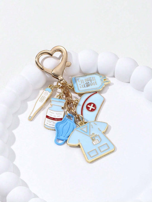 Regalo y recuerdo del Día de la Enfermera: mascarilla, uniforme de enfermera y llavero - Quierox - Tienda Online